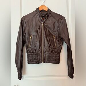Leather jacket